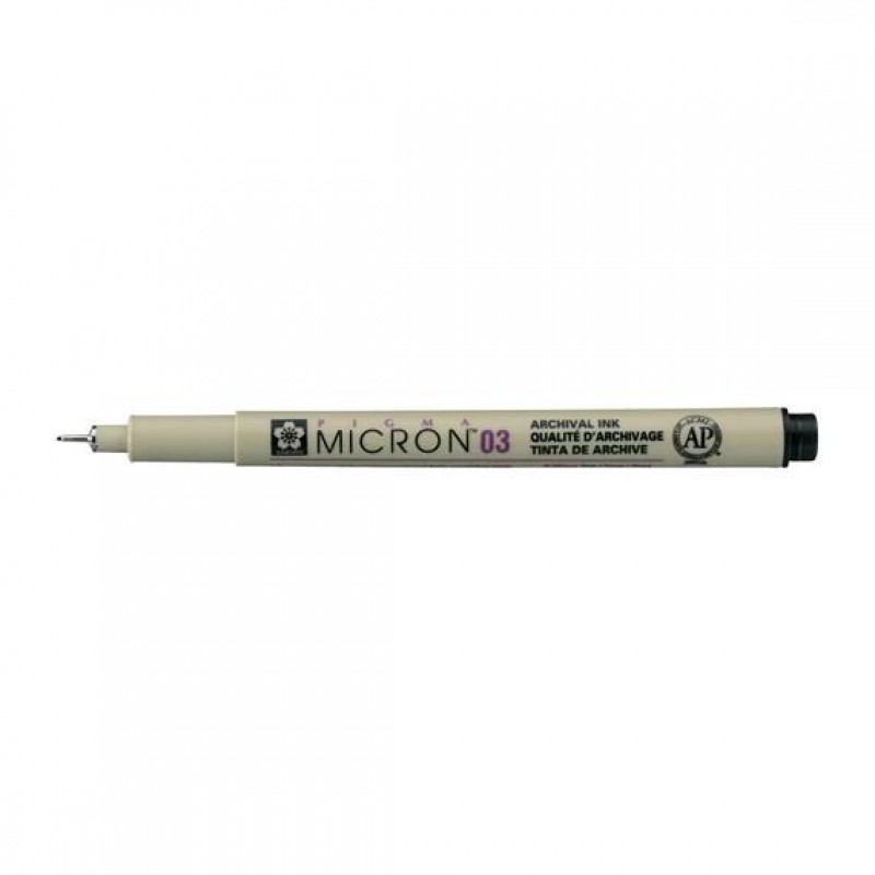 Micron Μαρκαδόρος Λεπτής Γραφής Μαύρος 03 - 0.35mm Micron Μαρκαδόρος Λεπτής Γραφής Μαύρος 03 - 0.35mm