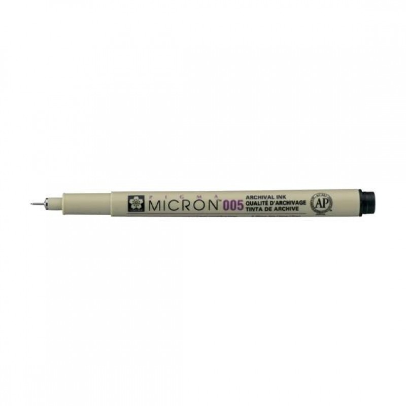 Micron Μαρκαδόρος Λεπτής Γραφής Μαύρος 005 - 0.20mm