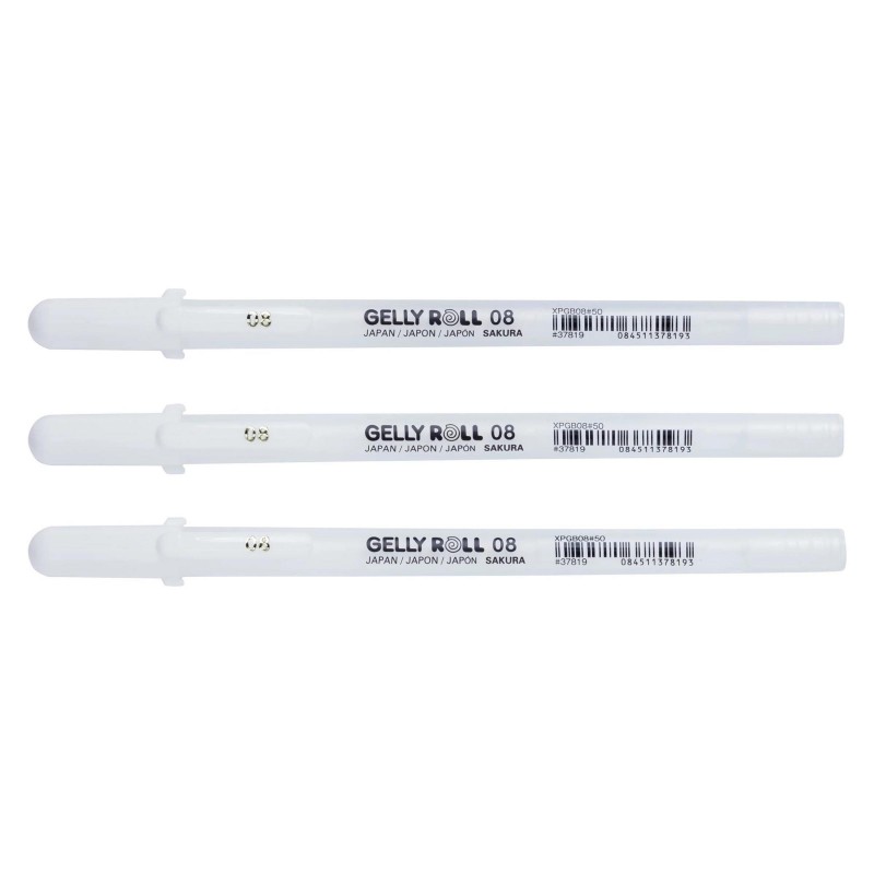 Σετ 3 Στυλό Gelly Roll Bright White medium 08 0.4mm