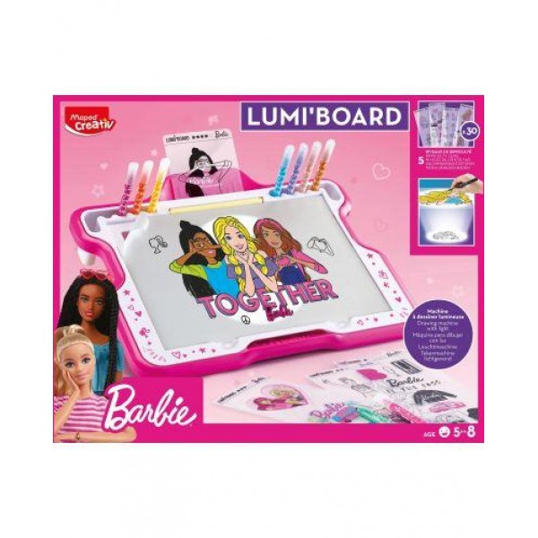 Maped Φωτεινός Πίνακας Barbie Maped Φωτεινός Πίνακας Barbie