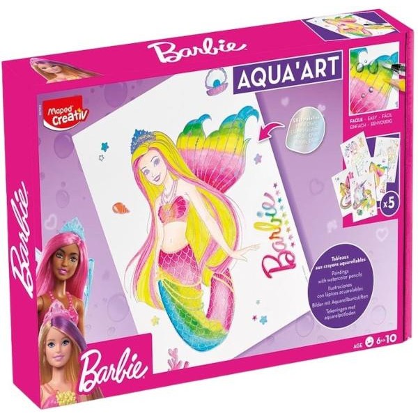 Maped Σετ Ζωγραφικής Barbie Aqua Art Maped Σετ Ζωγραφικής Barbie Aqua Art