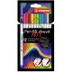Μαρκαδόροι Stabilo Pen 68 Brush Σετ 12 Χρώματα