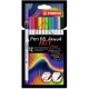 Μαρκαδόροι Stabilo Pen 68 Brush Σετ 12 Χρώματα Μαρκαδόροι Stabilo Pen 68 Brush Σετ 12 Χρώματα