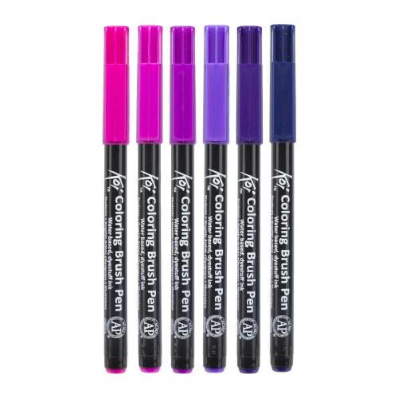 Koi 6 Coloring Brush Pen Galaxy