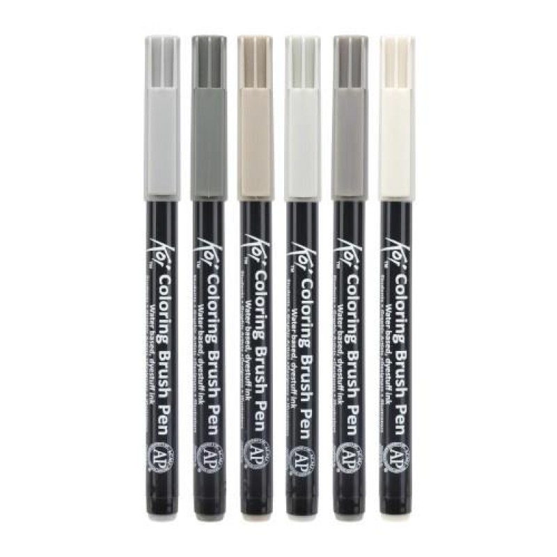 Koi 6 Coloring Brush Pen Urban colours