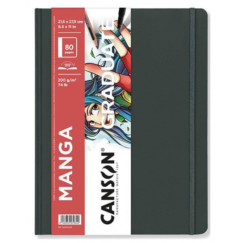 Canson Μπλοκ Graduate Manga 21.6x27.9cm 200g 40φ