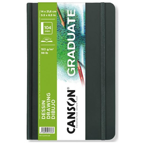 Canson Μπλοκ Graduate Drawing 160g 10,2x15,2cm 52 φύλλα Canson Μπλοκ Graduate Drawing 160g 10,2x15,2cm 52 φύλλα