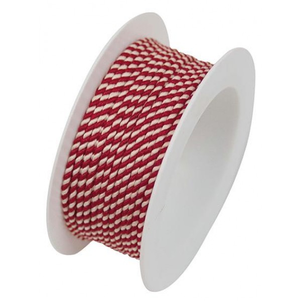Κορδώνι Κόκκινο-Λευκό 1mm x 6m Κορδώνι Κόκκινο-Λευκό 1mm x 6m