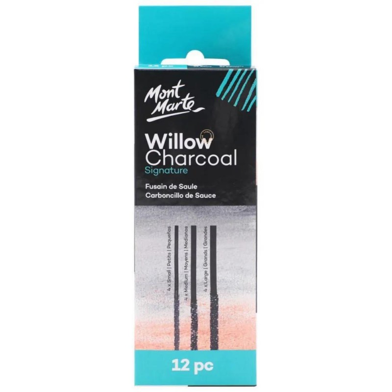 Mont Marte 12 Mix Κάρβουνα Ζωγραφικής S-M-L Mont Marte 12 Mix Κάρβουνα Ζωγραφικής S-M-L