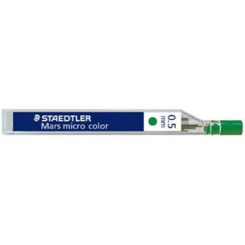 Staedtler 12 Χρωματιστές Μύτες Μηχανικού Μολυβιού 0.5mm Πράσινο