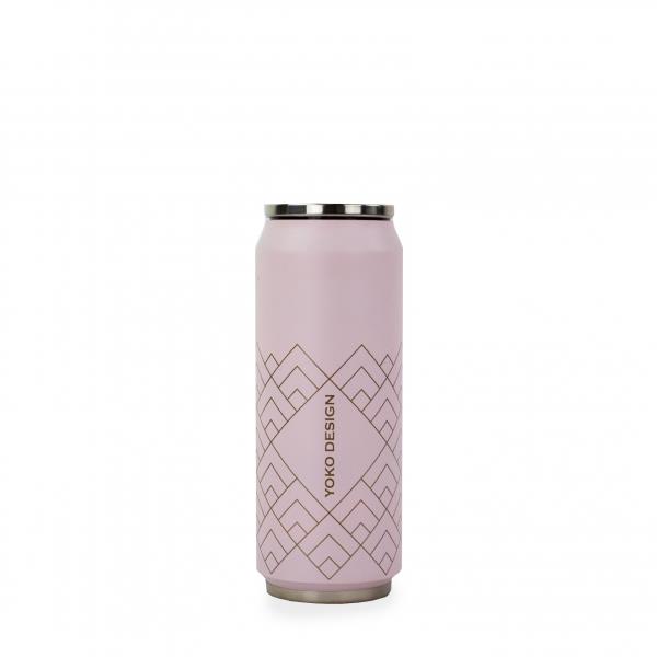 Yoko Design Ποτήρι Θερμός 500ml Art Deco Pink