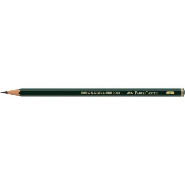 Faber Castell 9000 Μολύβι Σχεδίου σε Σκληρότητα B Faber Castell 9000 Μολύβι Σχεδίου σε Σκληρότητα B