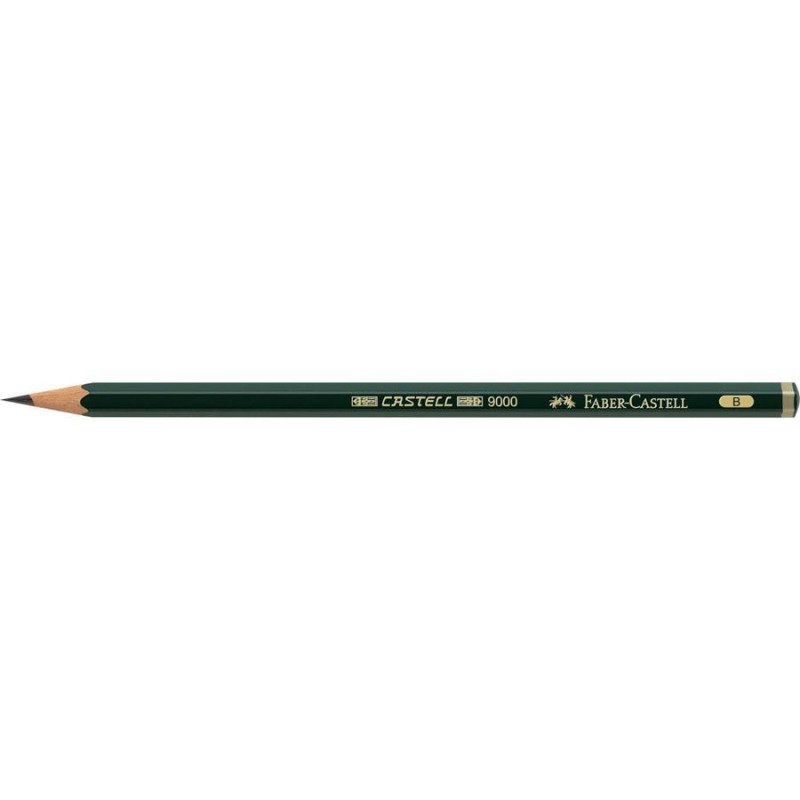 Μολύβι Σχεδίου Faber Castell 9000 σε σκληρότητα B