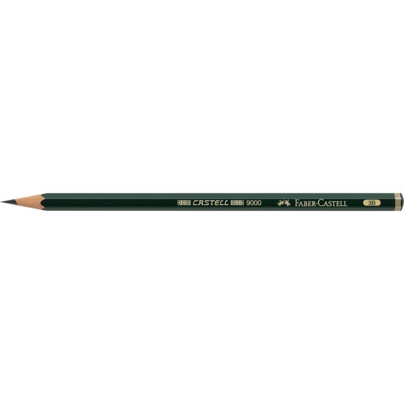 Μολύβι Σχεδίου Faber Castell 9000 σε σκληρότητα 3B