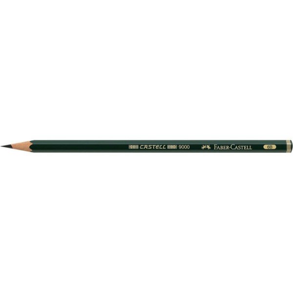Faber Castell 9000 Μολύβι Σχεδίου σε Σκληρότητα 6B Faber Castell 9000 Μολύβι Σχεδίου σε Σκληρότητα 6B