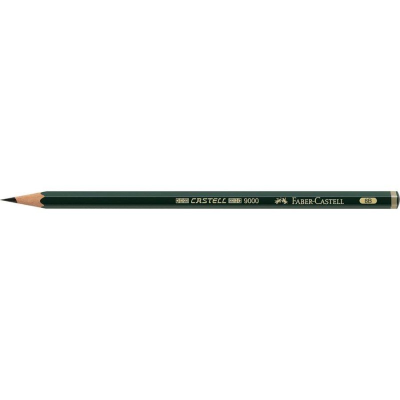 Μολύβι Σχεδίου Faber Castell 9000 σε σκληρότητα 8B