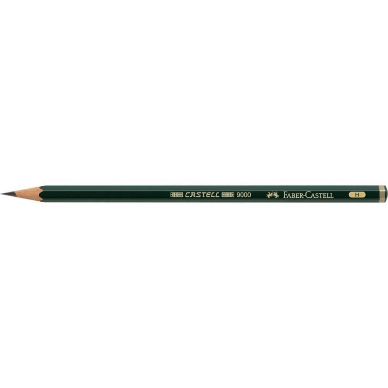 Μολύβι Σχεδίου Faber Castell 9000 σε σκληρότητα H