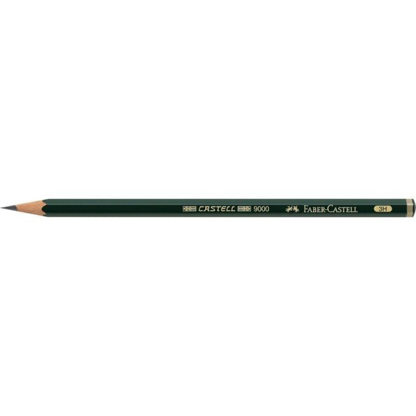 Faber Castell 9000 Μολύβι Σχεδίου σε Σκληρότητα 3H Faber Castell 9000 Μολύβι Σχεδίου σε Σκληρότητα 3H