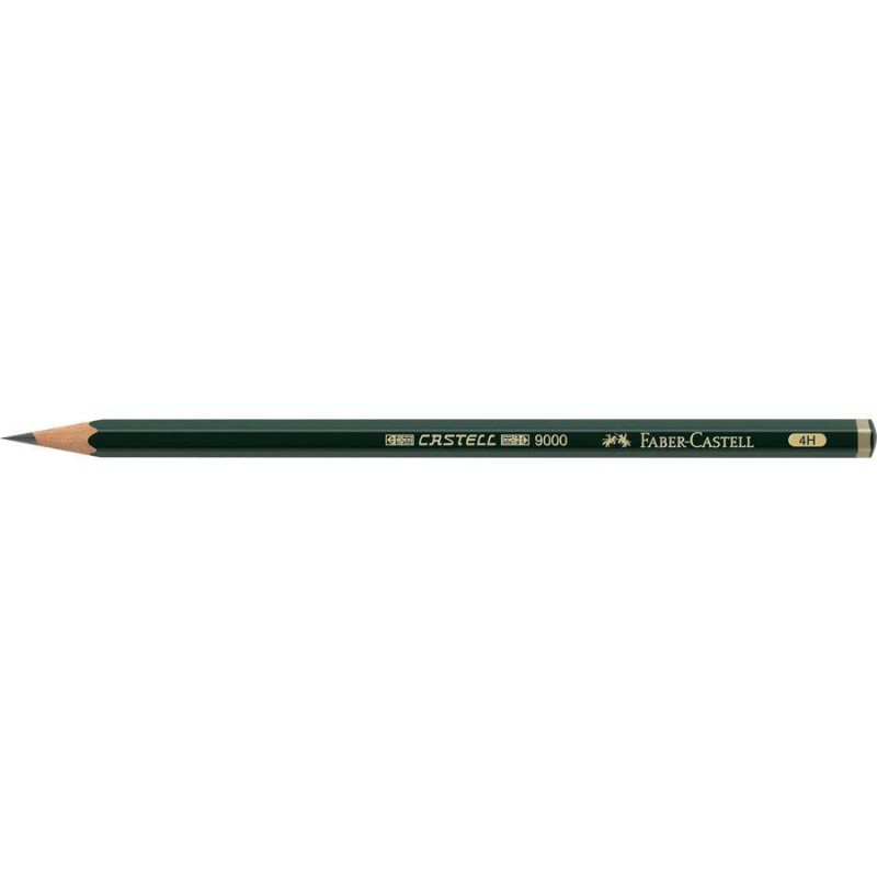 Μολύβι Σχεδίου Faber Castell 9000 σε σκληρότητα 4H