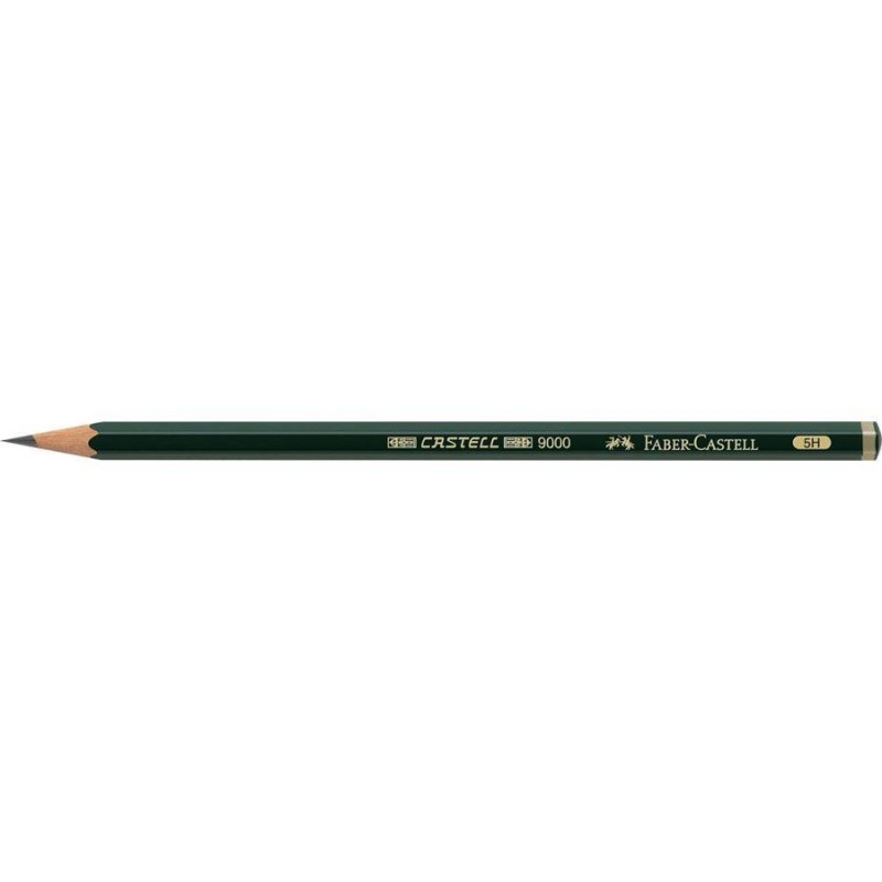 Μολύβι Σχεδίου Faber Castell 9000 σε σκληρότητα 5H